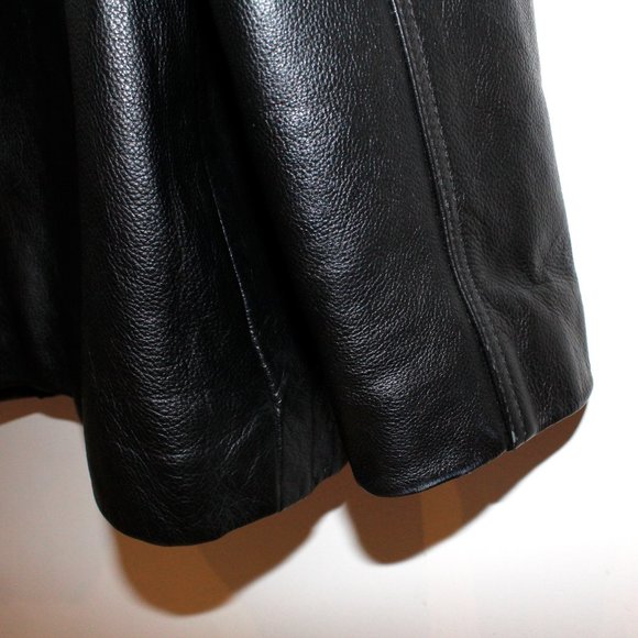 Vintage 90s J. Crew Boxy Leather Jacket - Picture 15 of 16